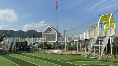Outdoor Playground For Kindergarten