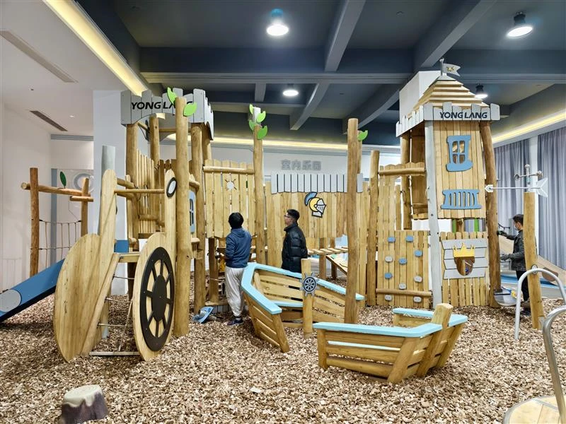 Yonglang Hosts TUV Certification Testing for Robinia Wood Playground