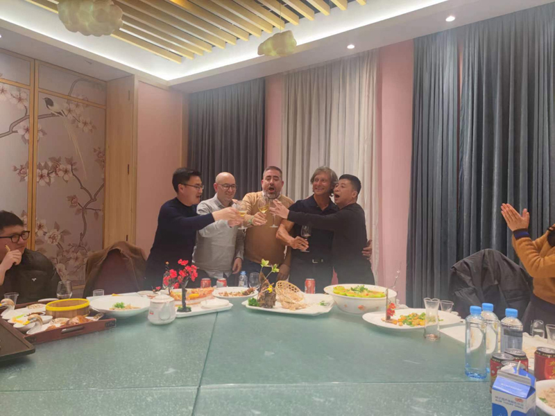 Welcome Yonglang Friends & TUV Test Worker to Factory