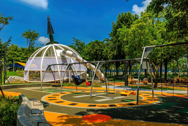 Futuristic Style Kids Fascinating Park