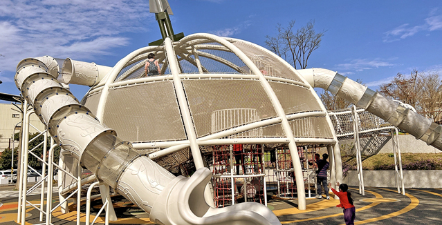 Futuristic Style Kids Fascinating Park