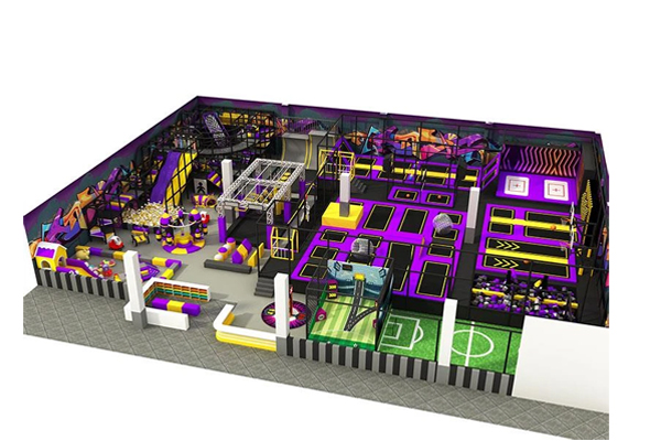 Violet Vortex Indoor Trampoline Park