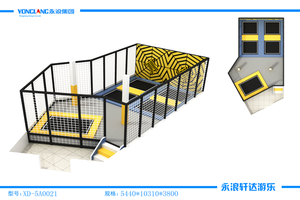 Black Honey Small Size Trampoline Park