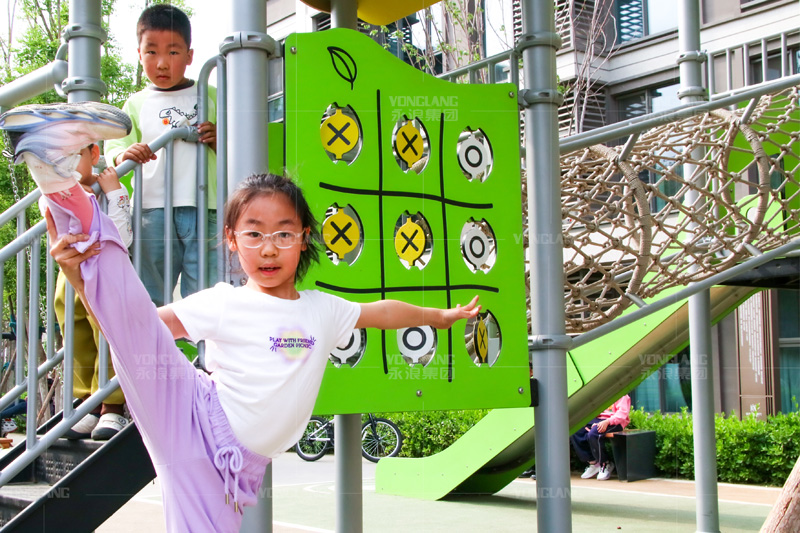 Vibrant and Educational Outdoor Playground
