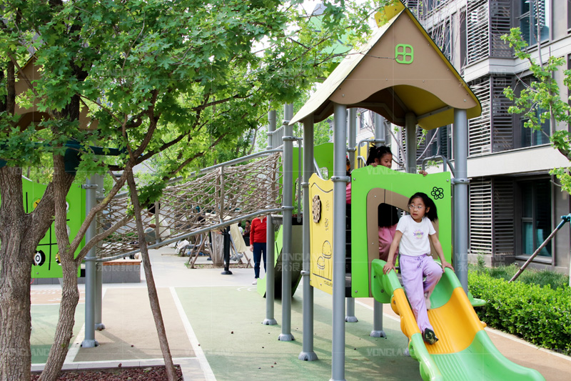Vibrant and Educational Outdoor Playground