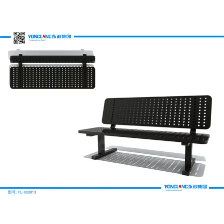 Benches and Trash Cans