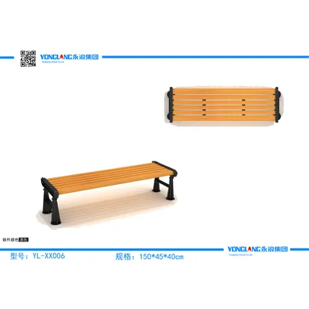 Benches and Trash Cans