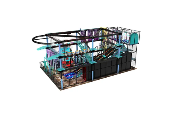 Train-Shaped Ninja Course