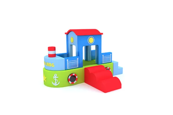 Train-Shaped Toddler Indoor Park