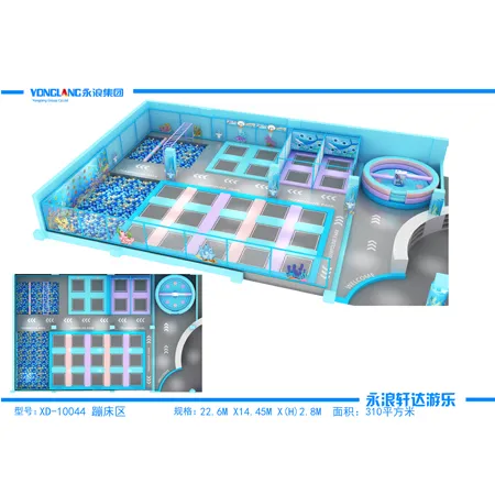 XD-10044 Indoor Trampoline Park