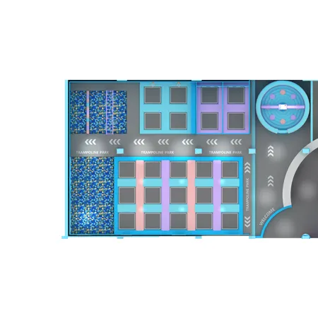 XD-10044 Indoor Trampoline Park