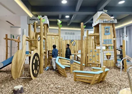Yonglang Hosts TUV Certification Testing for Robinia Wood Playground