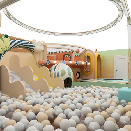 indoor playtopia with ball pools and slides china