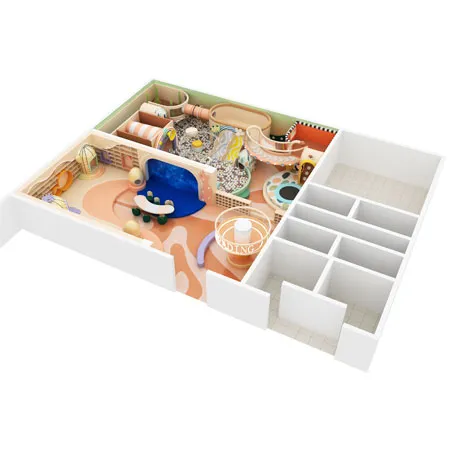 indoor playtopia with ball pools and slides manufacturer