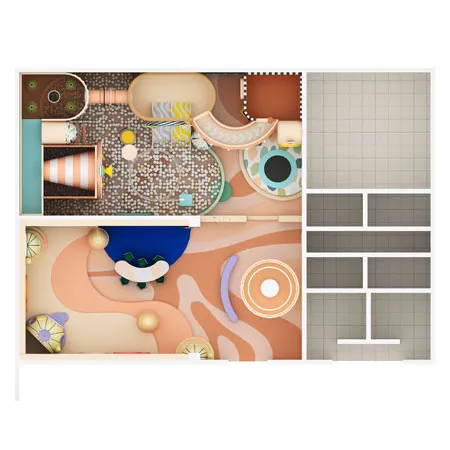 indoor playtopia with ball pools and slides wholesale