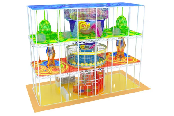 Indoor Ninja Obstacle Course