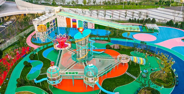 Torch Castle: Linyi's Magical Playground Landmark
