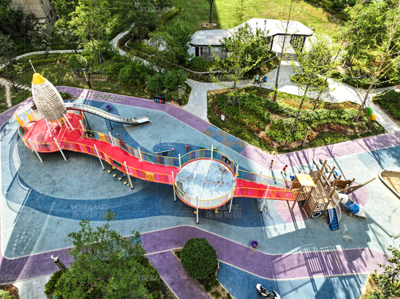 Youthful Spirits Soar in Outdoor Playground