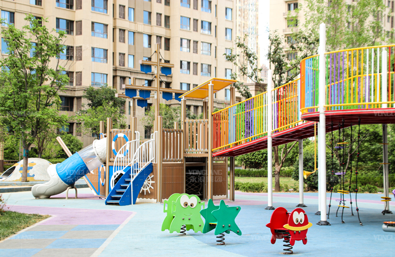 Youthful Spirits Soar in Outdoor Playground