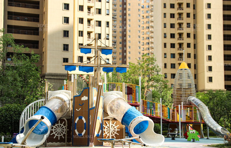 Youthful Spirits Soar in Outdoor Playground