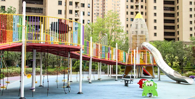 Youthful Spirits Soar in Outdoor Playground