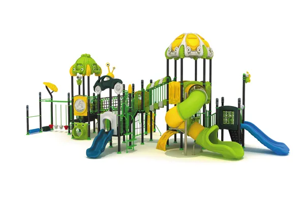 TUV Certificate Outdoor Plastic & Steel Playground