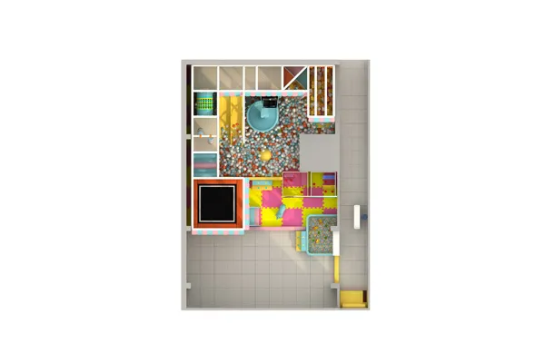 Round-Edge Indoor Play Space: Safe Design + Multi-Level Adventure Fun