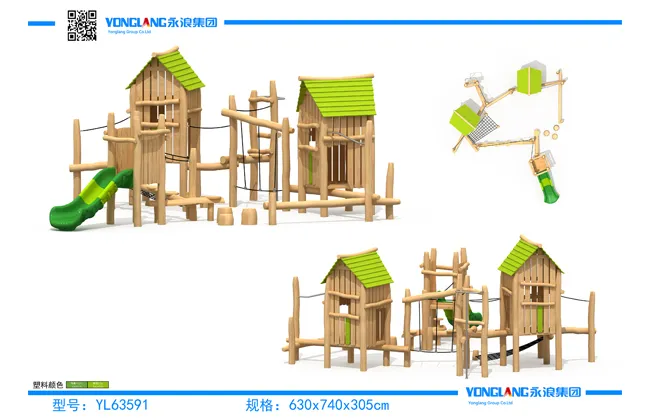 Natural Robinia Hardwood Exploration Park