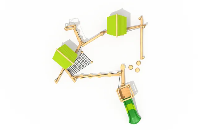 Natural Robinia Hardwood Exploration Park